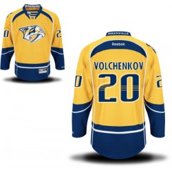 Authentic Reebok Adult Anton Volchenkov Home Jersey - NHL 20 Nashville Predators