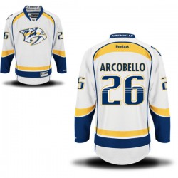 Authentic Reebok Adult Mark Arcobello Away Jersey - NHL 26 Nashville Predators