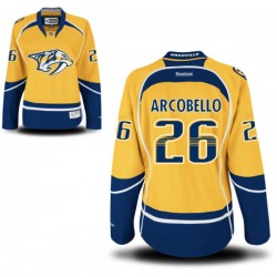 Authentic Reebok Women's Mark Arcobello Alternate Jersey - NHL 26 Nashville Predators