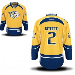 Authentic Reebok Adult Anthony Bitetto Home Jersey - NHL 2 Nashville Predators