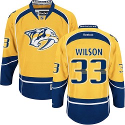 Authentic Reebok Adult Colin Wilson Home Jersey - NHL 33 Nashville Predators