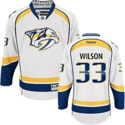 Authentic Reebok Adult Colin Wilson Away Jersey - NHL 33 Nashville Predators