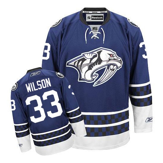 Premier Reebok Adult Colin Wilson Third Jersey - NHL 33 Nashville Predators