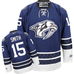Authentic Reebok Adult Craig Smith Third Jersey - NHL 15 Nashville Predators