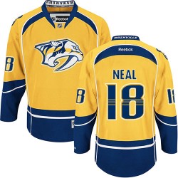 Authentic Reebok Adult James Neal Home Jersey - NHL 18 Nashville Predators