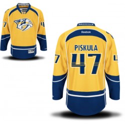 Authentic Reebok Adult Joe Piskula Home Jersey - NHL 47 Nashville Predators