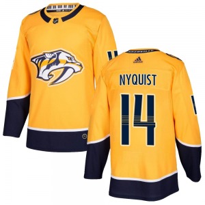 Authentic Adidas Youth Gustav Nyquist Gold Home Jersey - NHL Nashville Predators