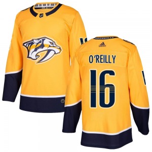 Authentic Adidas Youth Cal O'Reilly Gold Home Jersey - NHL Nashville Predators