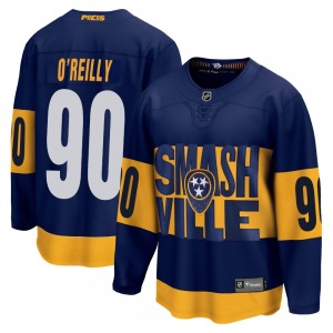 Breakaway Fanatics Branded Youth Ryan O'Reilly Navy 2022 Stadium Series Jersey - NHL Nashville Predators