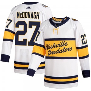 Authentic Adidas Youth Ryan McDonagh White 2020 Winter Classic Player Jersey - NHL Nashville Predators