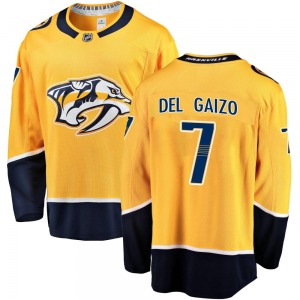 Breakaway Fanatics Branded Youth Marc Del Gaizo Gold Home Jersey - NHL Nashville Predators