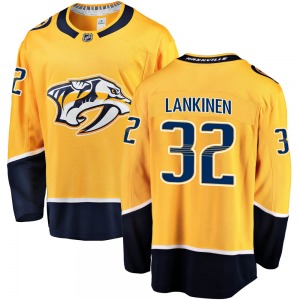 Breakaway Fanatics Branded Youth Kevin Lankinen Gold Home Jersey - NHL Nashville Predators