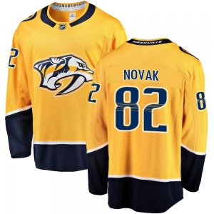 Breakaway Fanatics Branded Youth Tommy Novak Gold Home Jersey - NHL Nashville Predators