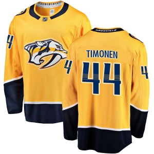 Breakaway Fanatics Branded Youth Kimmo Timonen Gold Home Jersey - NHL Nashville Predators