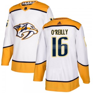 Authentic Adidas Youth Cal O'Reilly White Away Jersey - NHL Nashville Predators