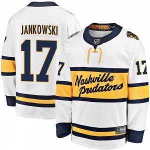 Breakaway Fanatics Branded Youth Mark Jankowski White 2020 Winter Classic Player Jersey - NHL Nashville Predators