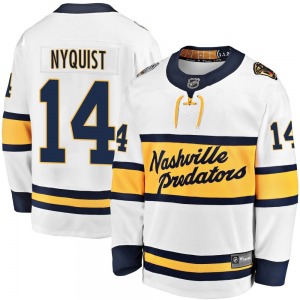 Breakaway Fanatics Branded Youth Gustav Nyquist White 2020 Winter Classic Player Jersey - NHL Nashville Predators