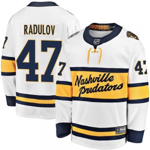 Breakaway Fanatics Branded Youth Alexander Radulov White 2020 Winter Classic Jersey - NHL Nashville Predators
