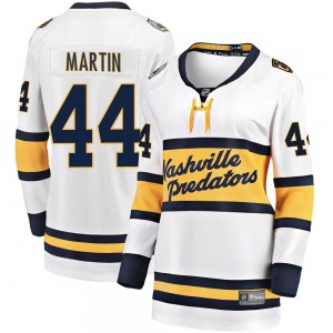 Breakaway Fanatics Branded Women's Brady Martin White 2020 Winter Classic Player Jersey - NHL Nashville Predators