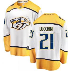 Breakaway Fanatics Branded Youth Jake Lucchini White Away Jersey - NHL Nashville Predators