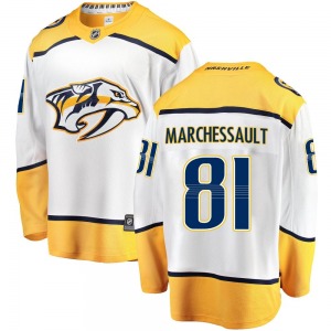 Breakaway Fanatics Branded Youth Jonathan Marchessault White Away Jersey - NHL Nashville Predators