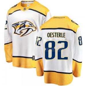 Breakaway Fanatics Branded Youth Jordan Oesterle White Away Jersey - NHL Nashville Predators