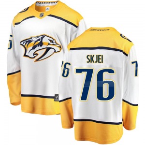 Breakaway Fanatics Branded Youth Brady Skjei White Away Jersey - NHL Nashville Predators