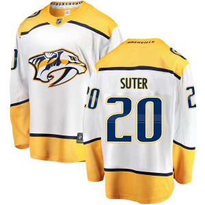 Breakaway Fanatics Branded Youth Ryan Suter White Away Jersey - NHL Nashville Predators