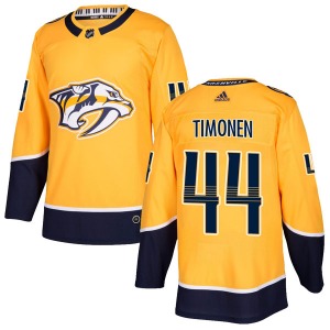 Authentic Adidas Youth Kimmo Timonen Gold Home Jersey - NHL Nashville Predators