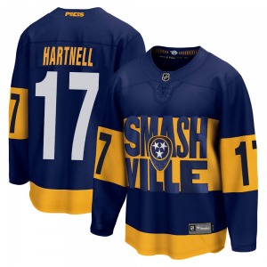 Breakaway Fanatics Branded Youth Scott Hartnell Navy 2022 Stadium Series Jersey - NHL Nashville Predators