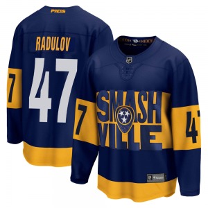 Breakaway Fanatics Branded Youth Alexander Radulov Navy 2022 Stadium Series Jersey - NHL Nashville Predators