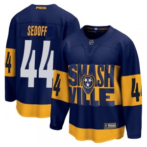 Breakaway Fanatics Branded Youth Christoffer Sedoff Navy 2022 Stadium Series Jersey - NHL Nashville Predators