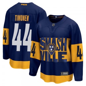 Breakaway Fanatics Branded Youth Kimmo Timonen Navy 2022 Stadium Series Jersey - NHL Nashville Predators