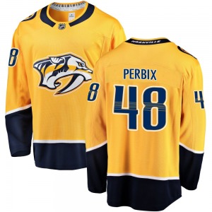 Breakaway Fanatics Branded Youth Nick Perbix Gold Home Jersey - NHL Nashville Predators