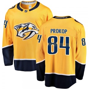 Breakaway Fanatics Branded Youth Luke Prokop Gold Home Jersey - NHL Nashville Predators