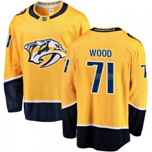 Breakaway Fanatics Branded Youth Matthew Wood Gold Home Jersey - NHL Nashville Predators