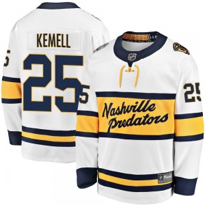 Breakaway Fanatics Branded Youth Joakim Kemell White 2020 Winter Classic Player Jersey - NHL Nashville Predators