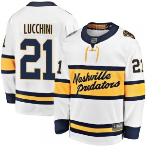 Breakaway Fanatics Branded Youth Jake Lucchini White 2020 Winter Classic Player Jersey - NHL Nashville Predators