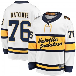 Breakaway Fanatics Branded Youth Isaac Ratcliffe White 2020 Winter Classic Player Jersey - NHL Nashville Predators