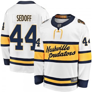 Breakaway Fanatics Branded Youth Christoffer Sedoff White 2020 Winter Classic Player Jersey - NHL Nashville Predators
