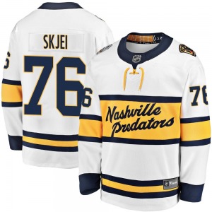 Breakaway Fanatics Branded Youth Brady Skjei White 2020 Winter Classic Player Jersey - NHL Nashville Predators