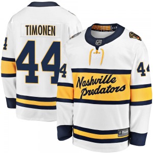 Breakaway Fanatics Branded Youth Kimmo Timonen White 2020 Winter Classic Jersey - NHL Nashville Predators